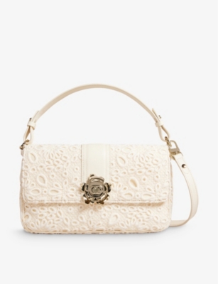 Ted Baker Ivory Florasa Woven Shoulder Bag