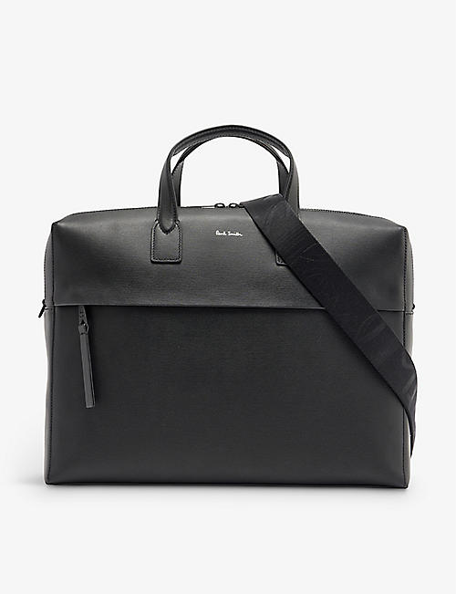 PAUL SMITH: Brand-foiled leather shoulder bag