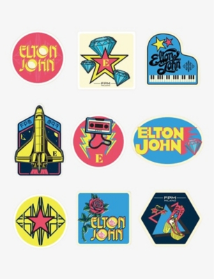 FPM - FABBRICA PELLETTERIE MILANO ELTON JOHN X FPM MILANO STICKERS SET OF 9 66488935