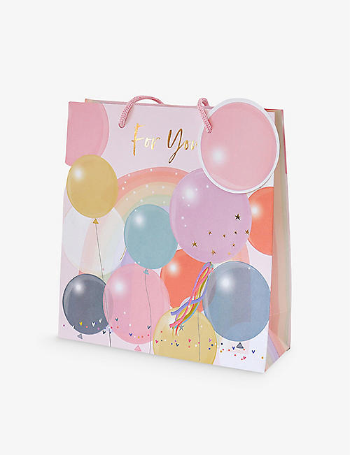 BELLY BUTTON DESIGNS: For you balloon-print paper gift bag 26cm x 31cm