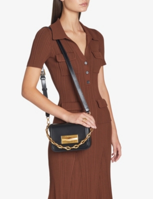 JIMMY CHOO: Diamond leather cross-body bag