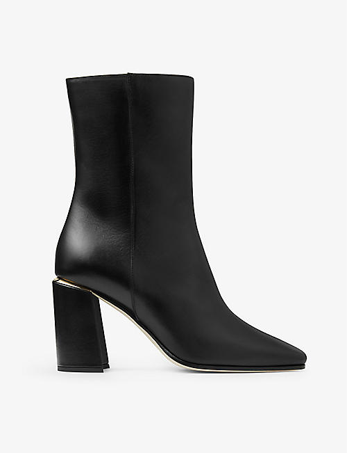 JIMMY CHOO: Loren 85 leather ankle boots