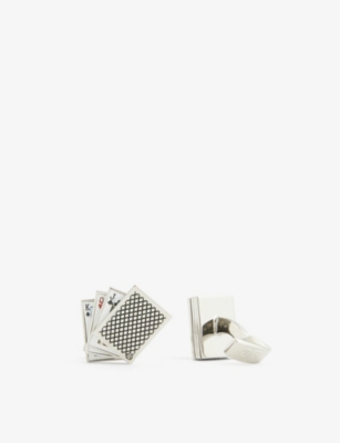 Playing Card Cufflinks in Palladium Plated – Tateossian USA