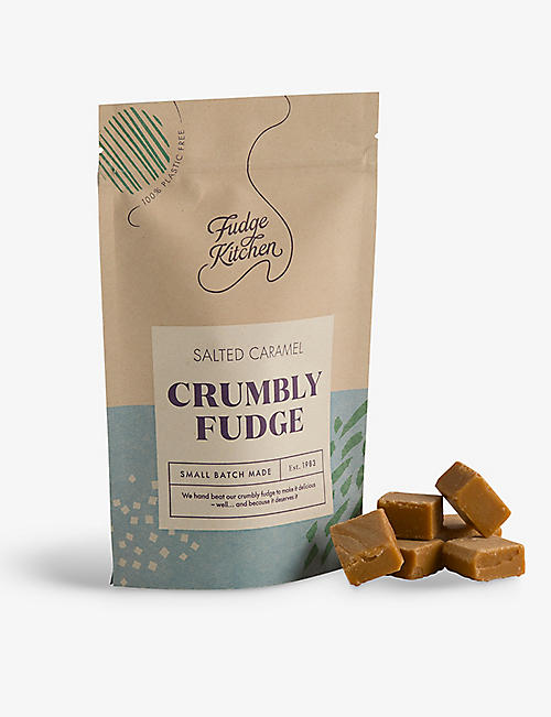 FUDGE KITCHEN: Salted caramel crumbly fudge pouch 125g