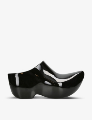 BALENCIAGA: Techno patent rubber mules