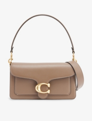 Coach Tabby 26 Pebbled-leather Shoulder Bag In B4/dark Stone