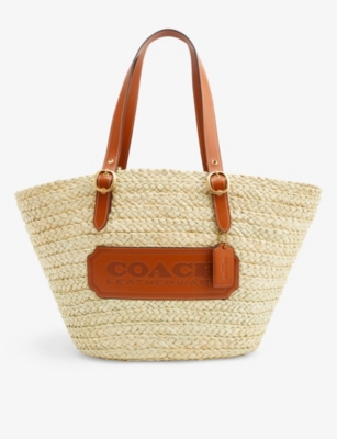 Coach beach bag clearance tote