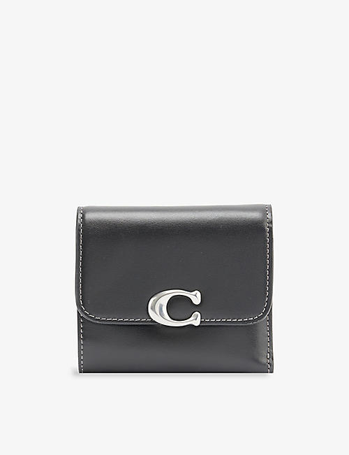 COACH: Bandit logo-plaque leather wallet