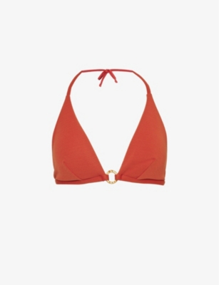 JETS BY JESSIKA ALLEN - Isla Rib halterneck bikini top | Selfridges.com