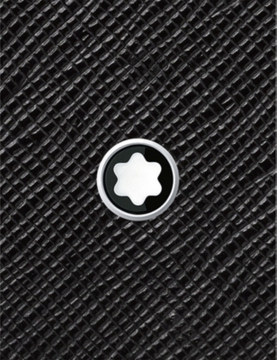 MONTBLANC: Sartorial money-clip logo-embellished grained-leather wallet
