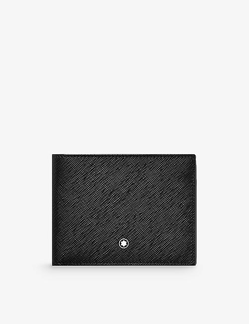 MONTBLANC: Sartorial logo-embellished grained-leather wallet