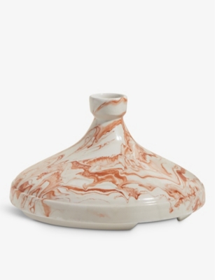 Our Place Marble-glaze Clay Tagine 27.7cm