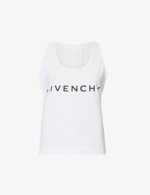 Givenchy Archetype Tank Top Women In White Black