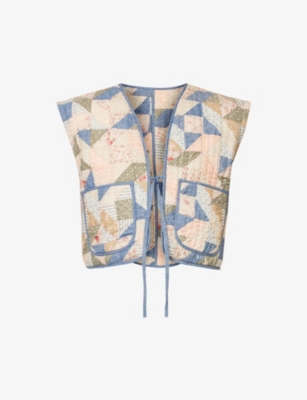 Ralph lauren patchwork on sale vest