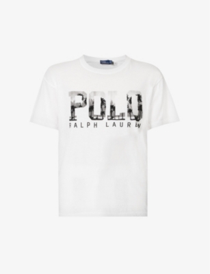 Polo Ralph Lauren Logo-print Cotton T-shirt In White