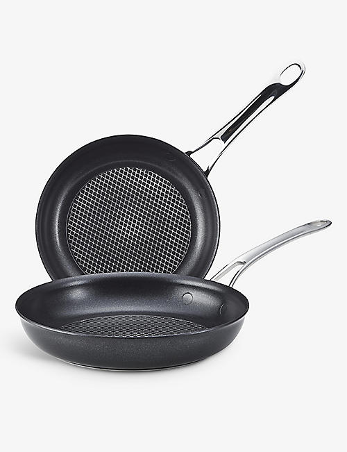 ANOLON: Anolon X SearTech aluminium non-stick frying pans set of two