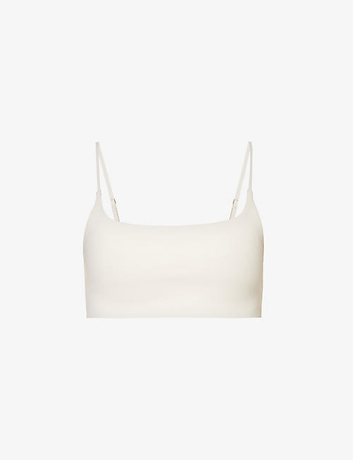 LE ORE: Scoop-neck adjustable-strap stretch-recycled polyester bra