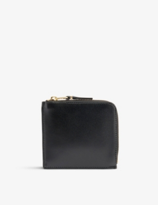 COMME DES GARCONS: Classic half-zip leather wallet