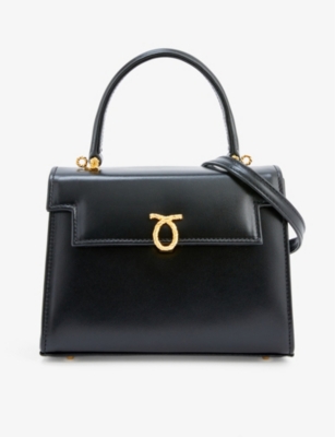 LAUNER: Judi leather top-handle bag