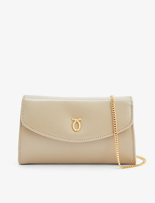 LAUNER: High Society leather clutch-bag