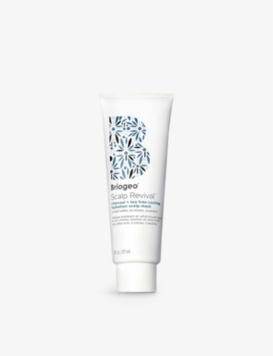 Briogeo Scalp Revival Charcoal + Tea Tree Cooling Hydration Mask For Dry, Itchy Scalp 6 oz/ 177 ml