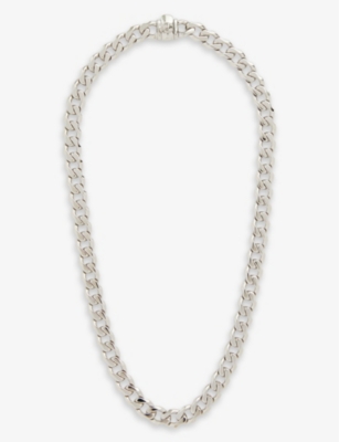 EMANUELE BICOCCHI: Skull-embellished sterling-silver necklace