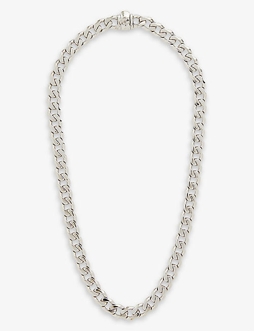 EMANUELE BICOCCHI: Skull-embellished sterling-silver necklace