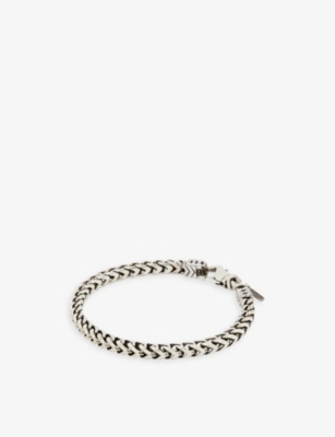 EMANUELE BICOCCHI: Square fargo-chain sterling-silver bracelet