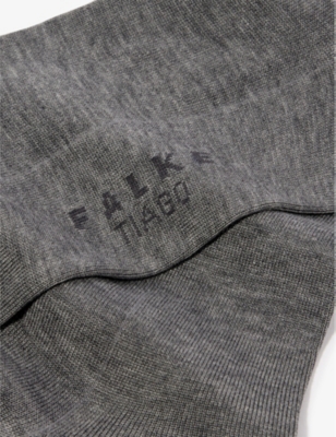 FALKE: Tiago Ribbed Stretch Cotton-Blend Socks