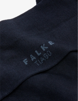 FALKE: Tiago logo-print cotton-blend socks