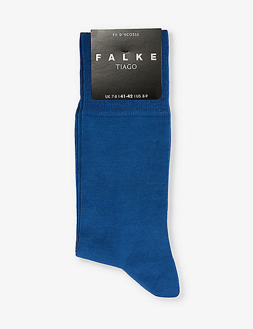 FALKE: Tiago crew-length cotton-blend socks