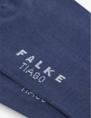 FALKE: Tiago ribbed-cuff stretch-cotton blend ankle socks