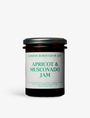 LONDON BOROUGH JAM: Apricot & Muscovado jam 220g