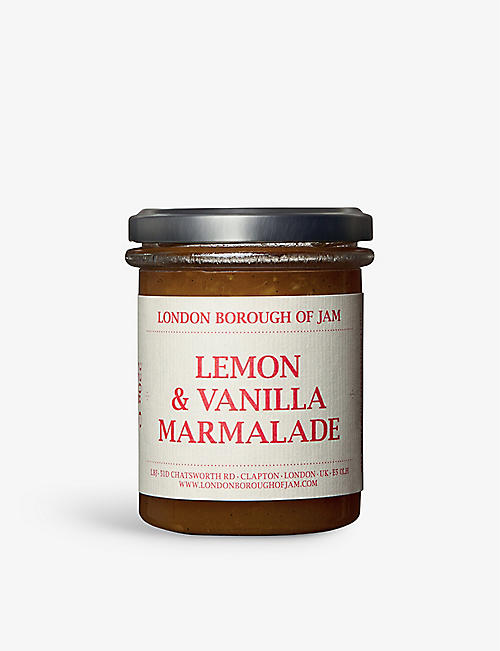 LONDON BOROUGH JAM: Lemon & Vanilla marmalade 220g