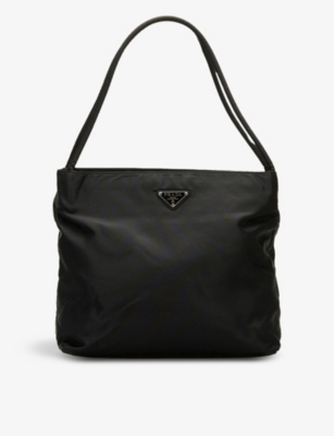 RESELFRIDGES - Pre-loved Prada Tessuto nylon satchel bag | Selfridges.com