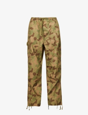 Jaded London OVERSIZED PARACHUTE PANTS - Cargo trousers - khaki