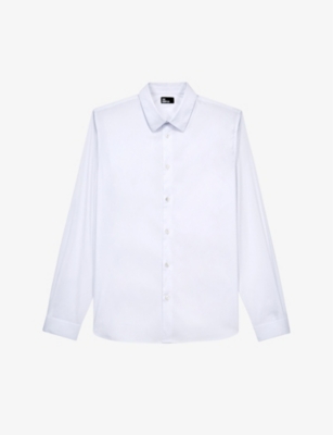THE KOOPLES: Slim-fit cotton-blend shirt