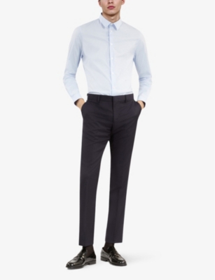 THE KOOPLES: Slim-fit cotton-blend shirt
