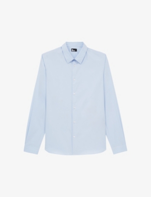 THE KOOPLES: Slim-fit cotton-blend shirt