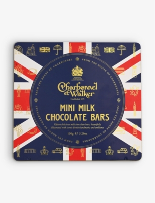 CHARBONNEL ET WALKER: Union Jack milk chocolate bar tin 150g