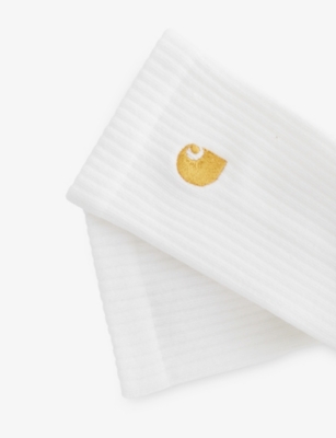 CARHARTT WIP: Chase logo-embroidered stretch-cotton blend socks
