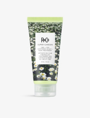 R+CO: Super Garden CBD + CBG soothing scalp and hair treatment 89ml