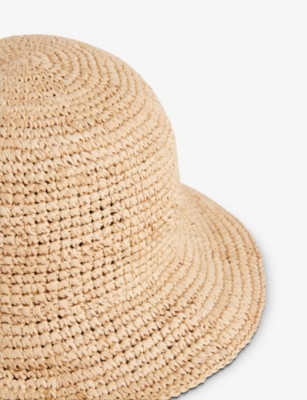 Shop Whistles Women's Cream Braided Straw Bucket Hat
