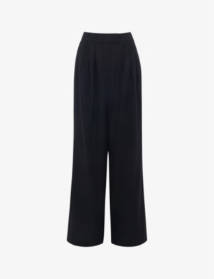 Black Super Stretch Trousers With Side Zip, Whistles