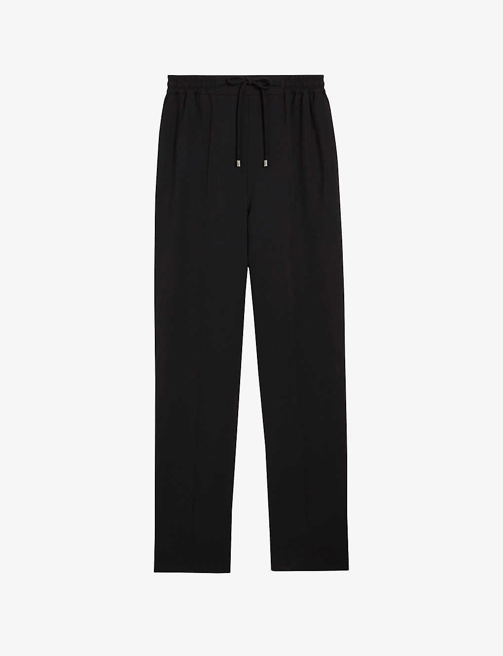 Ted Baker Womens Black Laurai Straight-leg Mid-rise Woven Trousers