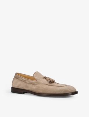 BRUNELLO CUCINELLI Tasselled suede loafers