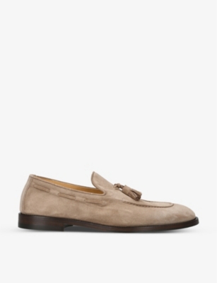 BRUNELLO CUCINELLI Tasselled suede loafers