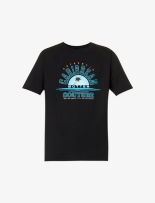 Botter Graphic-print Short-sleeve T-shirt In Black College