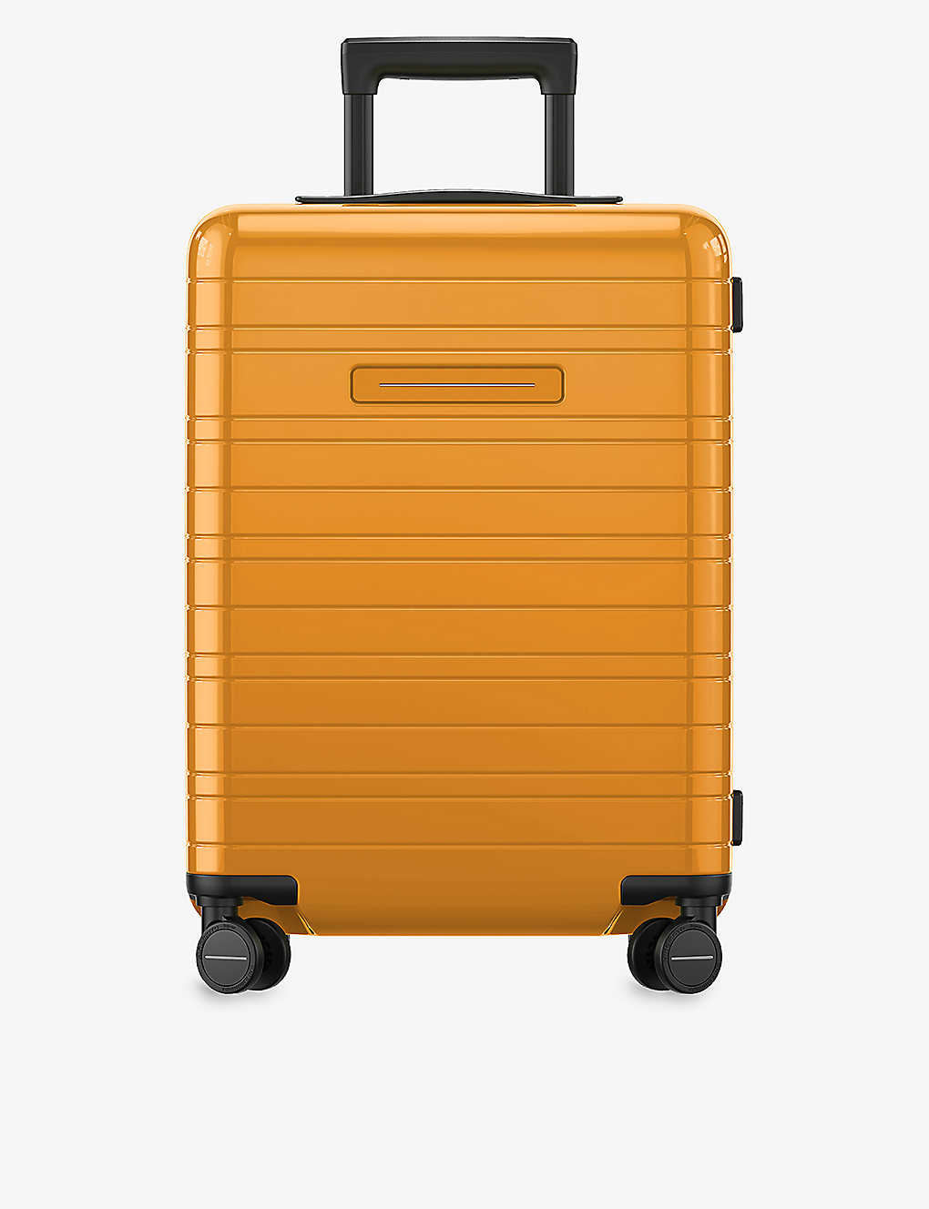 Horizn Studios Glossy Bright Amber H5 Essential Tsa-approved Lock Shell Cabin Suitcase 55cm In Glossy_bright_amber