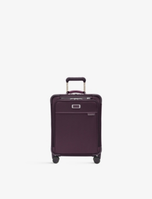 Briggs & Riley Global Carry-on Spinner Shell Suitcase 53.3cm In Plum